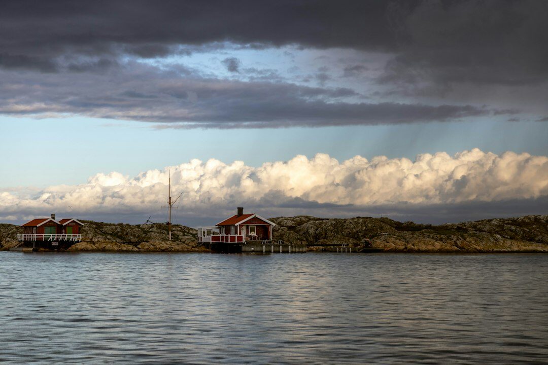 traditional boat in archipelago