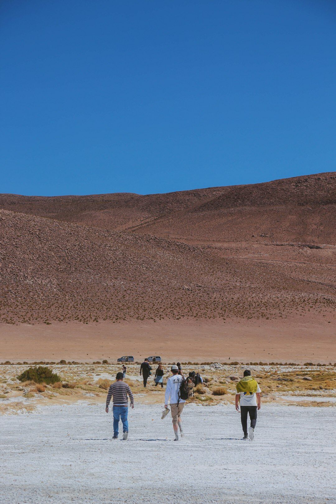 group of people stargazing in atacama